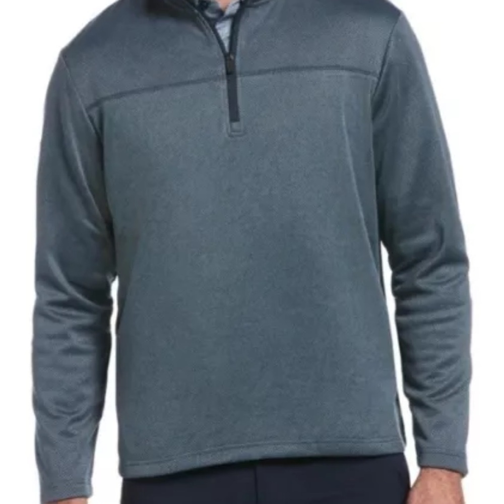 Galloway NWT  Mens 1/4 Zip Pullover With Pockets